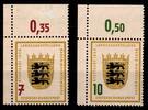 BRD Bund BRD Bund 212-213 postfrisch vom Eckrand MiNr. 212-213 postfrisch vom Eckrand -