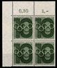 BRD Bund BRD Bund 231 postfrisch 4er Block vom Eckrand MiNr. 231 postfrisch 4er Block vom Eckrand -