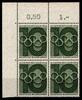 BRD Bund BRD Bund 231 postfrisch 4er Block vom Eckrand MiNr. 231 postfrisch 4er Block vom Eckrand -