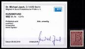 SBZ SBZ 133 Y b postfrisch geprüft Jasch BPP MiNr. 133 Y b postfrisch geprüft Jasch BPP -