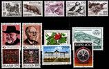 Island Island Jahrgang 1980 postfrisch mit Mi.Nr.: 550-562 MiNr. Jahrgang 1980 postfrisch mit Mi.Nr.: 550-562 -