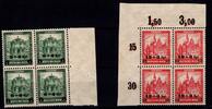 Deutsches Reich Deutsches Reich 463-464 postfrisch als 4er Block mit Falz im Rand MiNr. 463-464 postfrisch als 4er Block mit Falz im Rand -