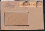 DDR Dienstmarken B 16 auf Brief als Mehrfachfrankatur ZKD Wertstreifen -