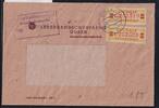 DDR Dienstmarken B 19 auf Brief als Mehrfachfrankatur ZKD Wertstreifen -