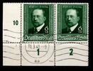 Deutsches Reich  Deutsches Reich 760 gestempelt als Paar vom Eckrand MiN... 5.82 US$  +  1.75 US$ shipping