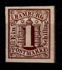 Hamburg  Hamburg 2 ohne Gummi tiefst signiert Richter MiNr. 2 ohne Gummi... 40.75 US$  +  1.75 US$ shipping
