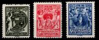 Liechtenstein  Liechtenstein 116-118 mit Falz MiNr. 116-118 mit Falz  16.30 US$  +  1.75 US$ shipping