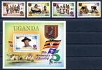 Uganda Uganda 338-341 + Block 36 postfrisch Pfadfinder MiNr. 338-341 + Block 36 postfrisch Pfadfinder -