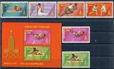 Togo Togo 1422-1427 A + Block 154 A postfrisch Olympiade 1980 MiNr. 1422-1427 A + Block 154 A postfrisch Olympiade 1980 -