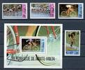 Obervolta Obervolta 795-798 + Block 55 postfrisch Olympiade 1980 MiNr. 795-798 + Block 55 postfrisch Olympiade 1980 -