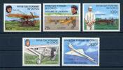Kongo Kongo 593-597 postfrisch Flugzeuge MiNr. 593-597 postfrisch Flugzeuge -