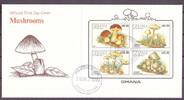 Ghana Ghana Block 164 Pilze Ersttagesbrief/FDC MiNr. Block 164 Pilze Ersttagesbrief/FDC -