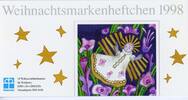 Bund Weihnachts Markenheftchen 1998 Bund Weihnachts Markenheftchen 1998 2024 postfrisch MiNr. 2024 postfrisch -