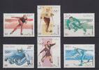 Laos Laos 1210-1215 postfrisch Olympische Winterspiele Albertville, MNH MiNr. 1210-1215 postfrisch Olympische Winterspiele Albertvill -