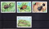 Laos Laos 1481-1484 gestempelt Insekten MiNr. 1481-1484 gestempelt Insekten -