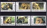 Togo Togo 2991-2996 gestempelt Großkatzen MiNr. 2991-2996 gestempelt Großkatzen -
