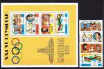 Uganada Uganada Block 2 und 141-144 postfrisch Olympische Sommerspiele MiNr. Block 2 und 141-144 postfrisch Olympische Sommerspiele -