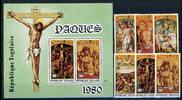 Togo Togo 1444-1449 + Bl 159 postfrisch Kunst MiNr. 1444-1449 + Bl 159 postfrisch Kunst -