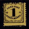 Baden Landpost Baden Landpost 1 postfrisch MiNr. 1 postfrisch -