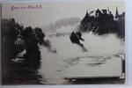 AK Rheinfall mit Schloss Laufen ungebraucht -
