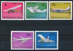 Tschad Tschad 679-83 postfrisch Flugzeuge MiNr. 679-83 postfrisch Flugzeuge -