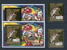 Madagaskar Madagaskar 1683A+B und B258A+B postfrisch Fussball MiNr. 1683A+B und B258A+B postfrisch Fussball -
