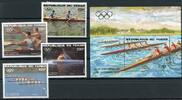 Tschad Tschad 1056-1059+Block221 postfrisch Olympia MiNr. 1056-1059+Block221 postfrisch Olympia -