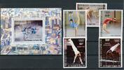 Zentralafr. Rep. Zentralafr. Rep. 1013-1017+Block275 postfrisch Olympia MiNr. 1013-1017+Block275 postfrisch Olympia -