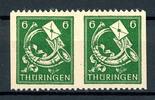 SBZ Thüringen waag. Paar SBZ Thüringen waag. Paar 95 AX at Us postfrisch mit Fotoattest Ströh BPP MiNr. 95 AX at Us postfrisch mit Fotoattest Ströh BPP -
