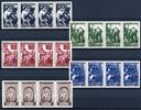 Saarland Saarland 267-271 postfrisch 4er Streifen MiNr. 267-271 postfrisch 4er Streifen -