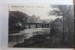 AK Bad Münster a. Stein Rheingrafenstein u. Eisenbahnbrücke ungebraucht -