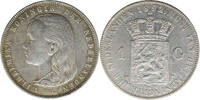 Nederland 1 Gulden 1 Gulden 1892 Koningin Wilhelmina WILHELMINA 1890–1948 W.J. Schammer -