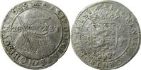 Nederland 28 Stuiver 28 Stuiver 1665 Friesland Provincie ZONDER klop (Zeldzaam) -