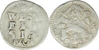 Nederland 2 Stuiver Dubbele stuiver 1708 West-Friesland Zeer Zeldzaam (RR) -