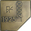 Nederland 2000. 75 jaar vereniging voor penningkunst Slagpenning Christien Nijland (1937) -