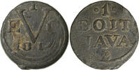 Duit Tinnen Duit 1814 Brits Bestuur 1811-1816 -