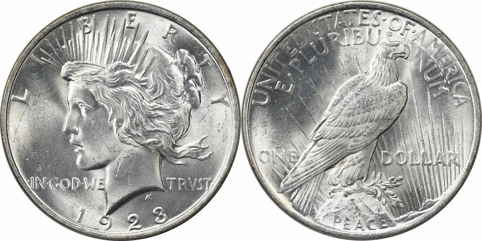 US 1923 No Mint Mark 1923 Peace Silver Dollar MS63 Uncertified None us-1923-no-mint-mark-1923-peace-silver-dollar-ms63-uncertified-none