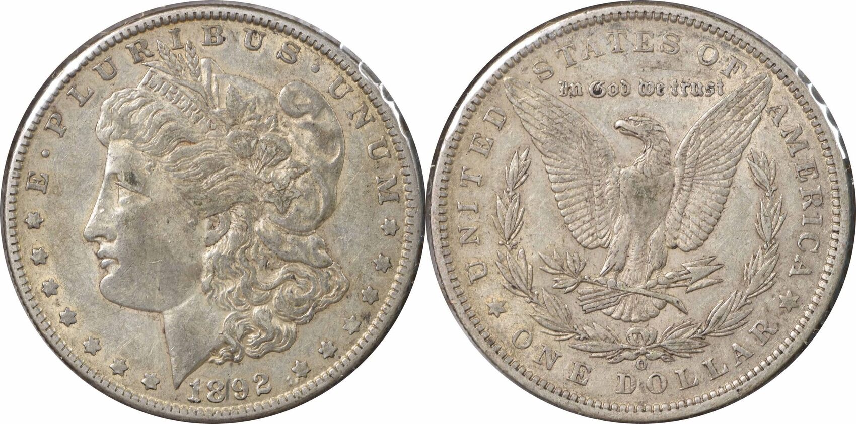 US 1892 O 1892-O VAM 5 (7) Morgan Silver Dollar Doubled Ear EF Uncertified  958 None XF Русские монеты из драгоценных