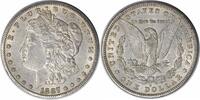 US Dollar 1887-S Morgan Silver Dollar AU58 Uncertified #220 None -