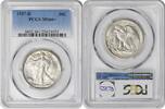 US Half Dollar 1937-D Walking Liberty Half Dollar MS66+ PCGS None -