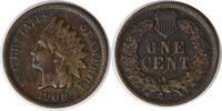 US Cent 1908-S Indian Cent VF Uncertified #1045 None -