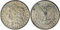 US Dollar 1893 Morgan Silver Dollar AU Uncertified #232 None -