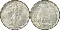 US Half Dollar 1945 Walking Liberty Silver Half Dollar MS60 Uncertified None -