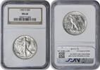 US Half Dollar 1942-S Walking Liberty Silver Half Dollar MS64 NGC None -
