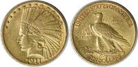 US Ten Dollar 1911 $10 Gold Indian AU58 Uncertified #243 None -