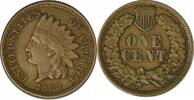 US Cent 1863 Indian Cent EF Uncertified None -