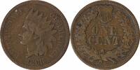 US Cent 1868 Indian Cent VG Uncertified None -