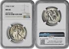US Half Dollar 1946-S Walking Liberty Silver Half Dollar MS66 NGC None -