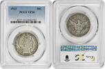 US Half Dollar 1913 Barber Silver Half Dollar VF30 PCGS None -