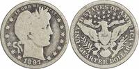 US Quarter 1897-O Barber Silver Quarter G Uncertified None -